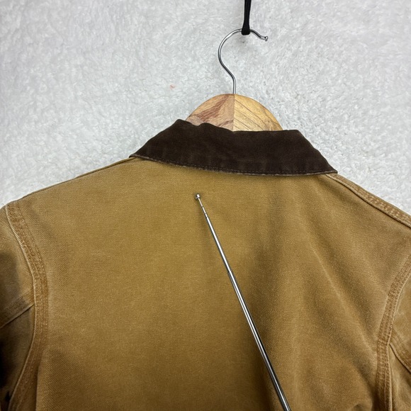 Carhartt Detroit Jacket Sherpa‎ Lined Youth Medium (8/10) YYJ97 BRN Brown - Picture 12 of 12